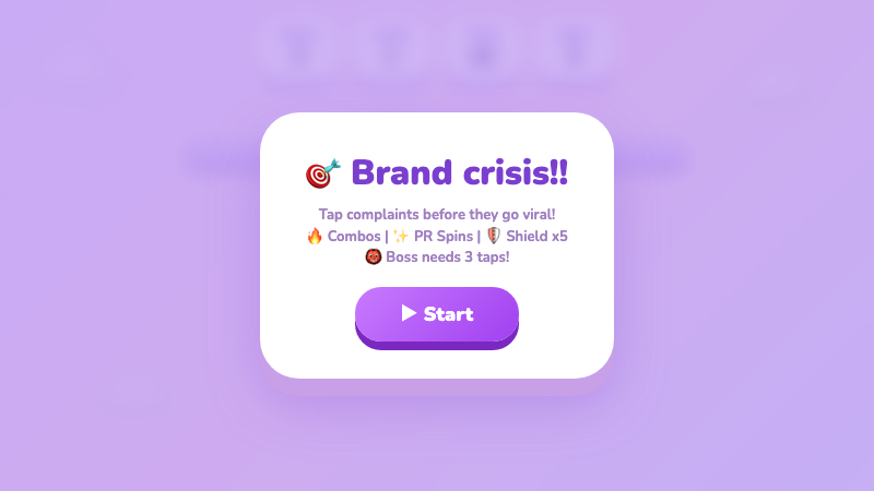 Brand crisis!!